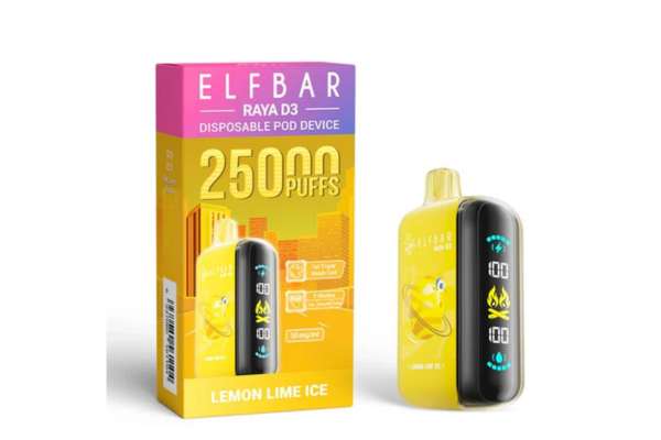 Elf Bar Raya D3 Lemon Lime Ice  25000 Puffs